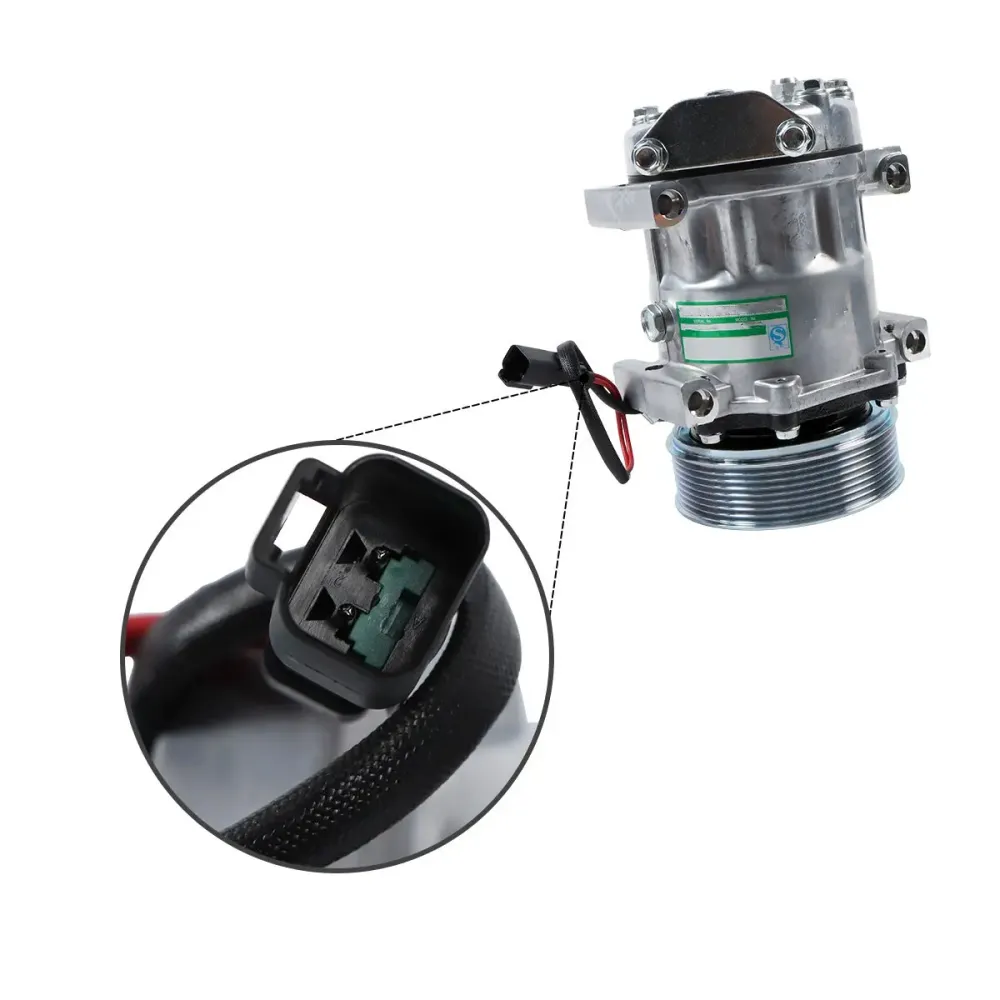 Compressor 8PK /C 32008562 320/08562 12V para retroescavadeira JCB 1CX 2CX 3CX 4CX 2CXS