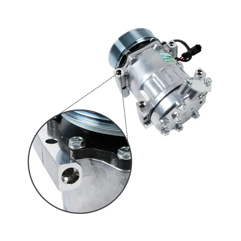 Compressor 8PK /C 32008562 320/08562 12V para retroescavadeira JCB 1CX 2CX 3CX 4CX 2CXS