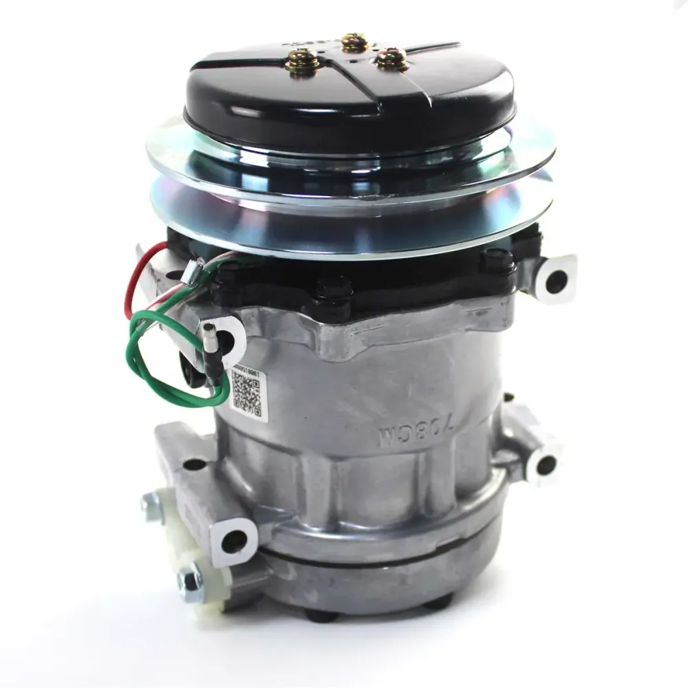 Compressor de ar condicionado YX91V00001F1 para escavadeira Kobelco SK200-8 SK350-8