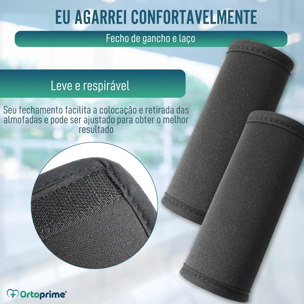 Almofadas para Muletas Acolchoadas Ajustável | 2 Unids