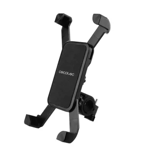 Suporte Celular Universal Ajustável para Guidões de Bicicletas e Motos Cecotec