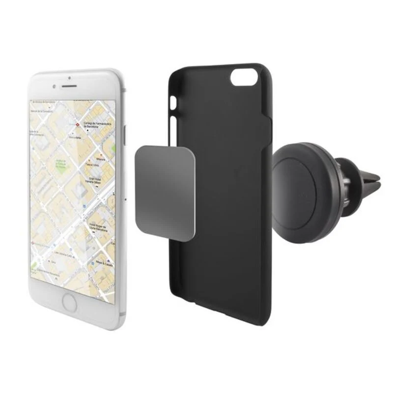 Suporte de Telemóveis Magnético para Automóvel KSIX 360º Preto