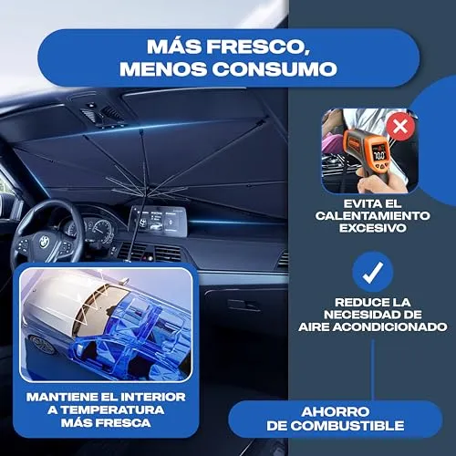 HKH Para-sol para Automóvel com Protecção UV 360°