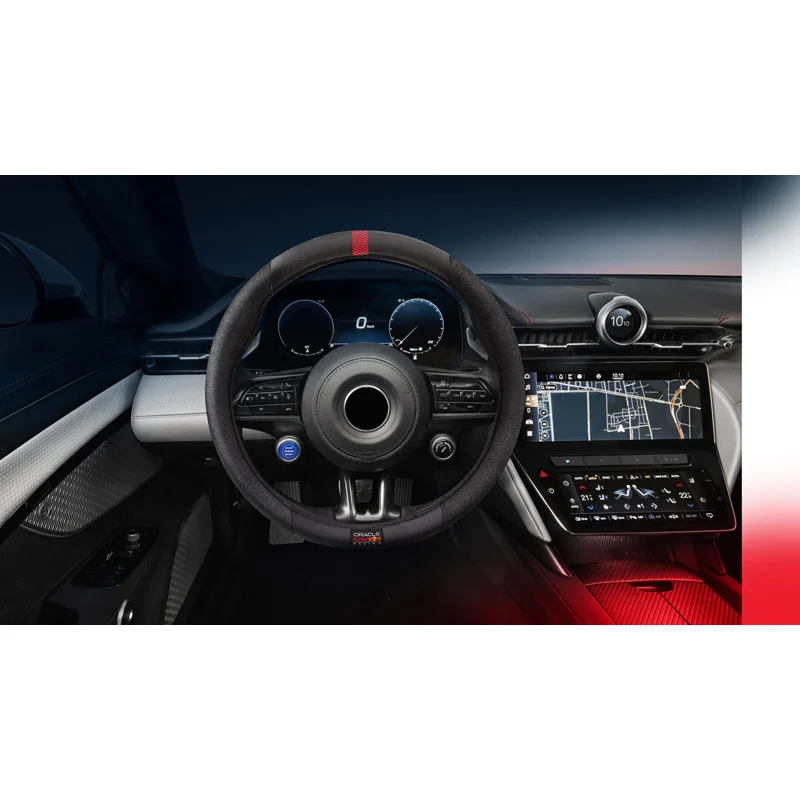 Red Bull Oracle capa universal para volante - TYpe 01 - Preto/Vermelho