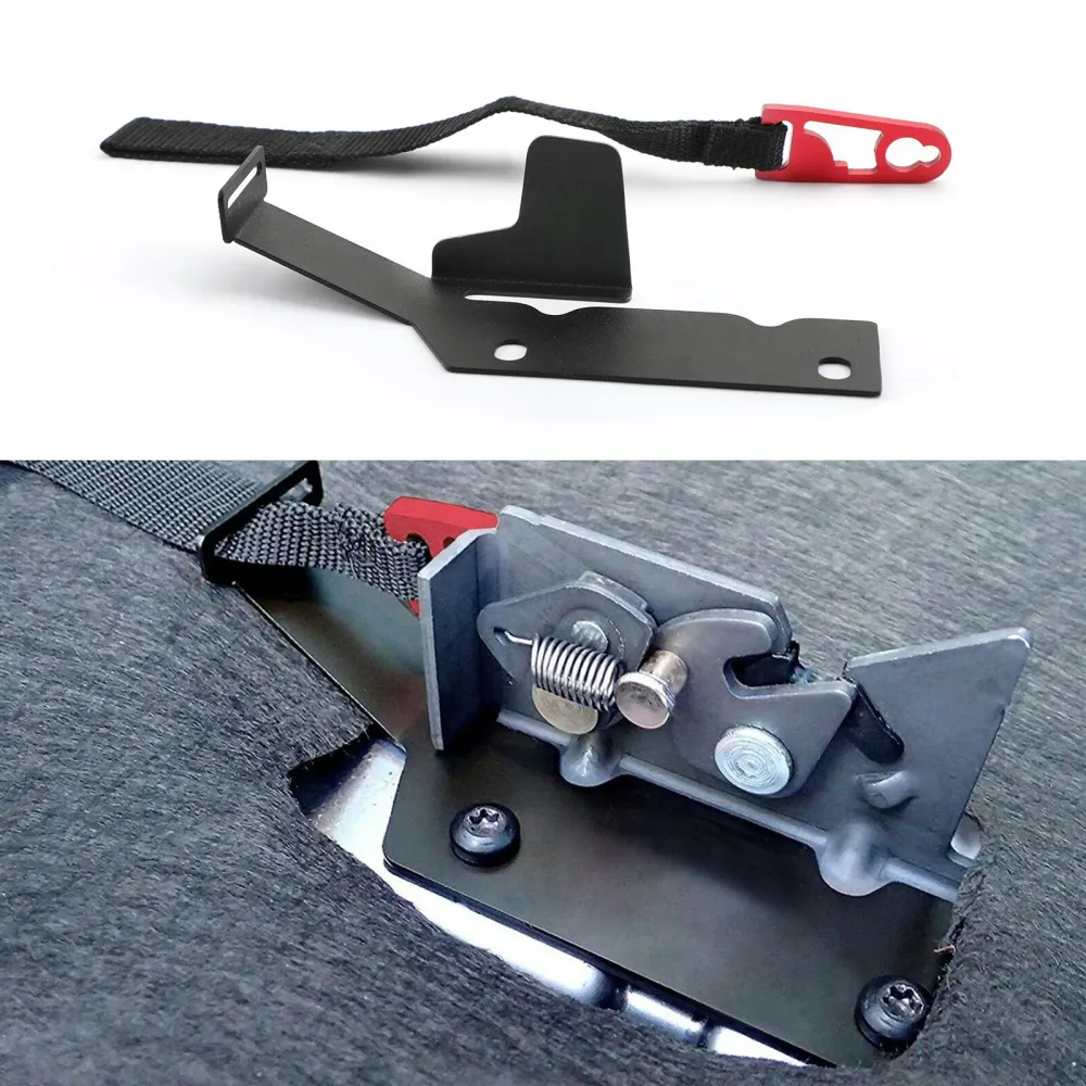Ford Super Crew F-150 2009-2018 1PC Kit de liberação do banco traseiro Red Strap