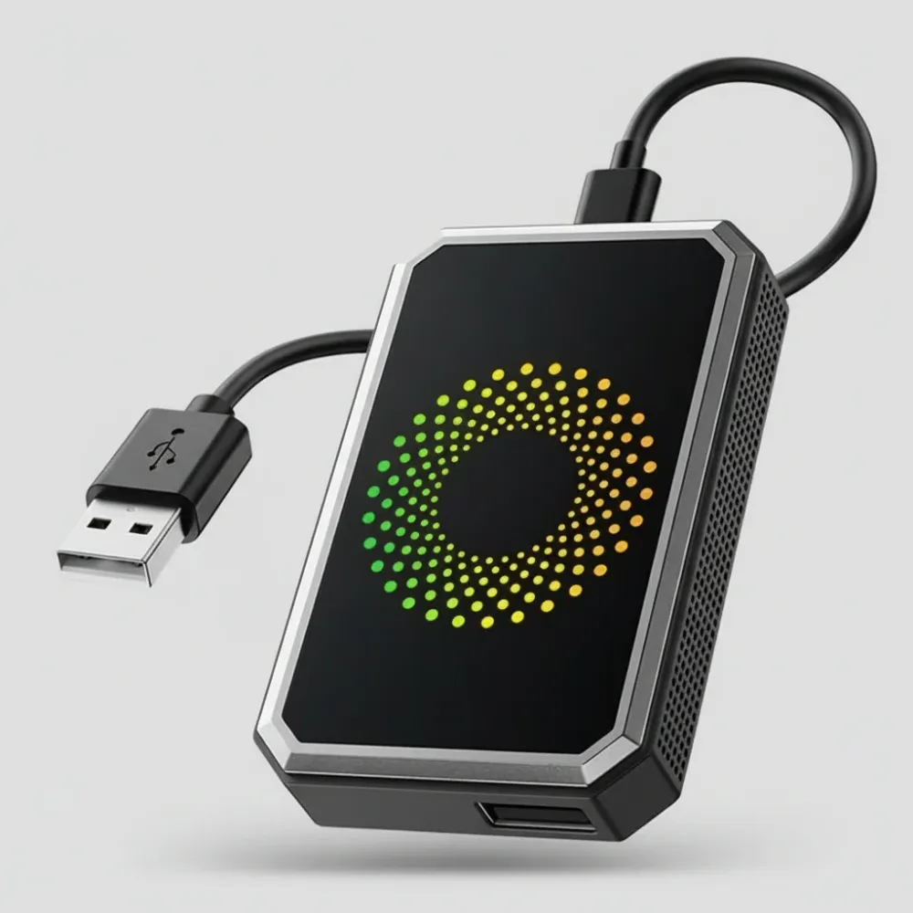 Adaptador USB Sem Fios Carplay Caixa de Transmissão Multimédia para Automóvel