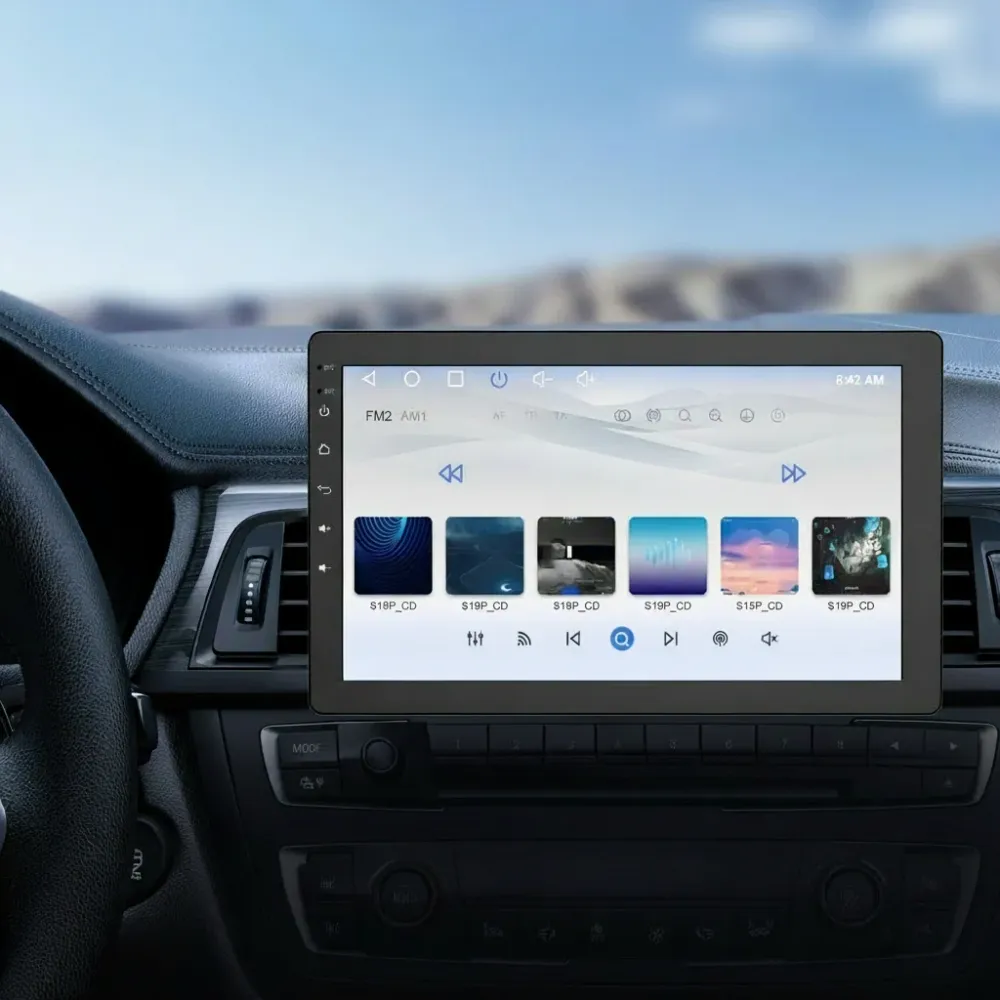 Rádio Automóvel Ecrã Tátil de 10 Polegadas com Wifi e Multimédia