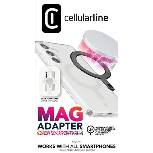 Anel Magnético Cellular Line Mag Adapter para Smartphones - Preto