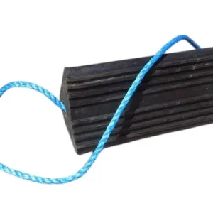 Calço de roda em borracha – Modelo B147 (170 mm x 155 mm x 333 mm)