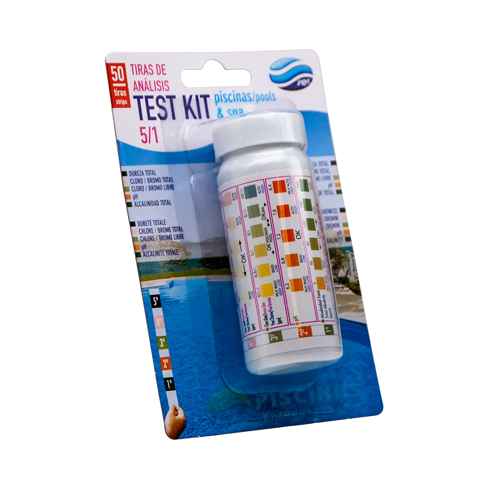 Kit de teste tiras 5 em 1 pqs