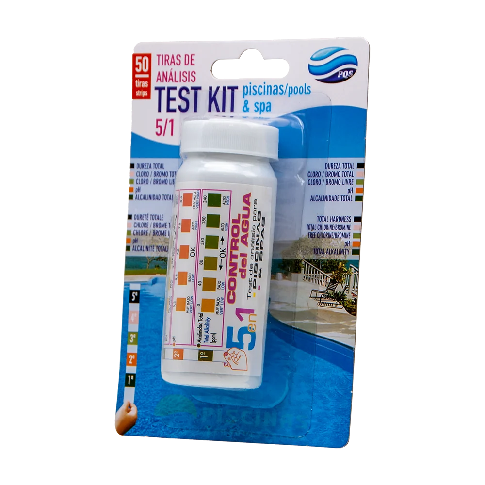 Kit de teste tiras 5 em 1 pqs