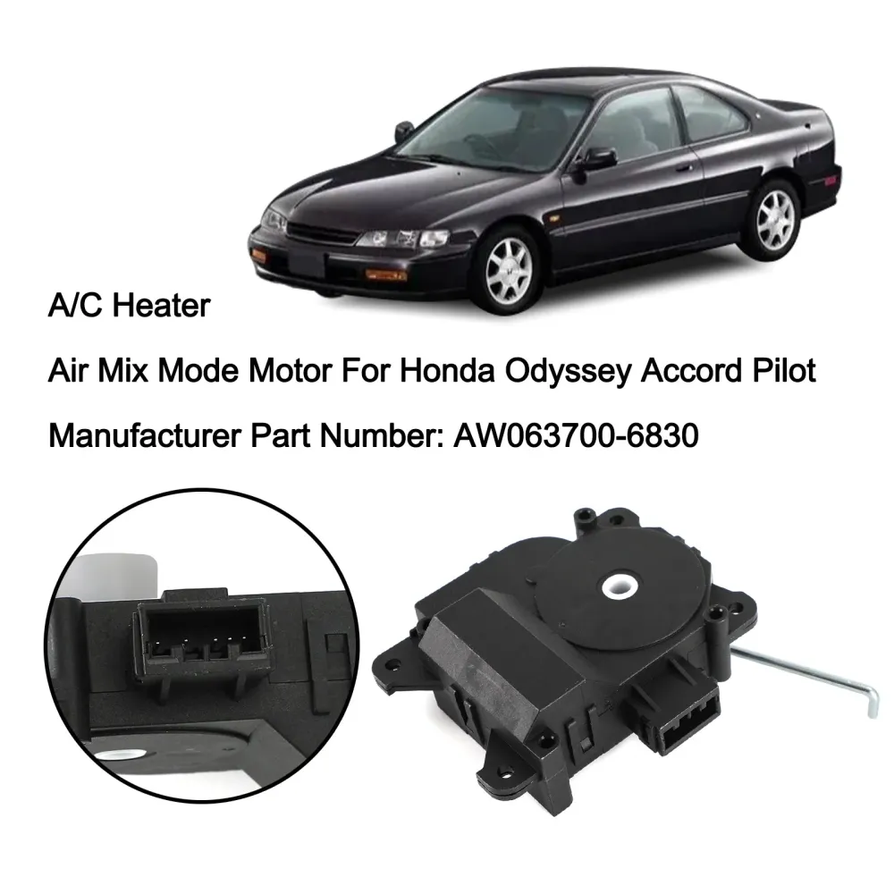 Honda Odyssey Accord Pilot HVAC Modo de mistura de ar do passageiro Motor AW063700-6830