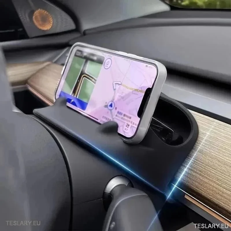 Organizador de armazenamento de telefone e telefone Tesla 3/Y (volante)