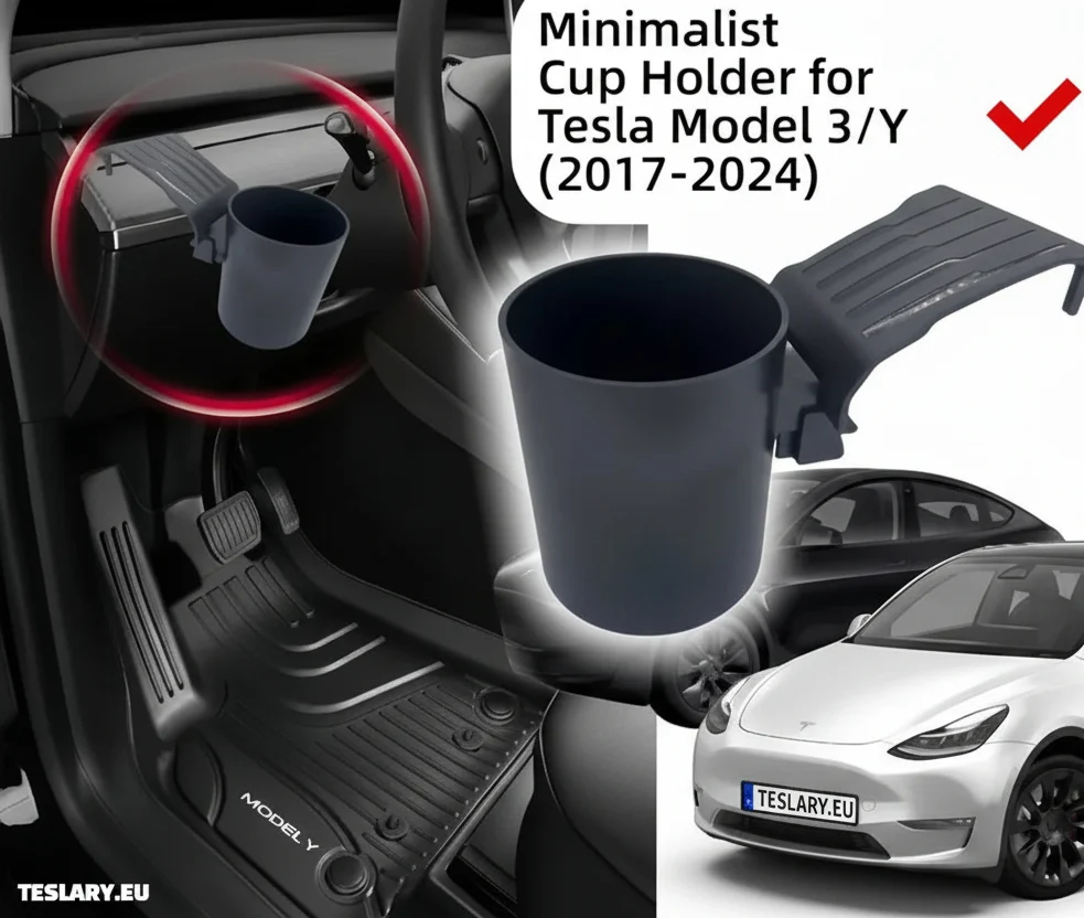 Suporte de copo de painel para Tesla Modelo 3/Y