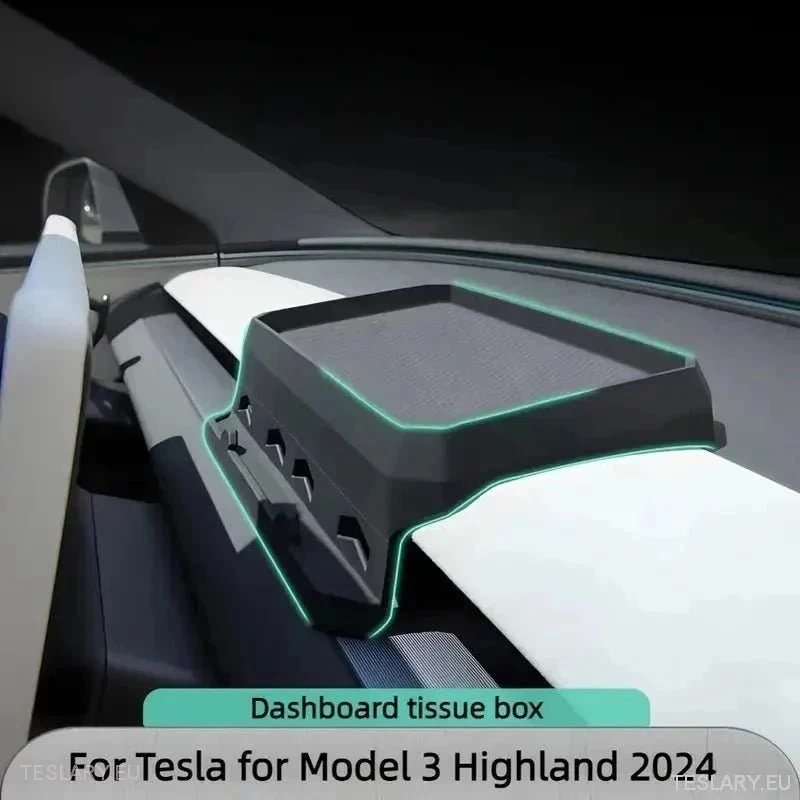 Tesla 3+ Highland Phone & Dash Storage Organizador