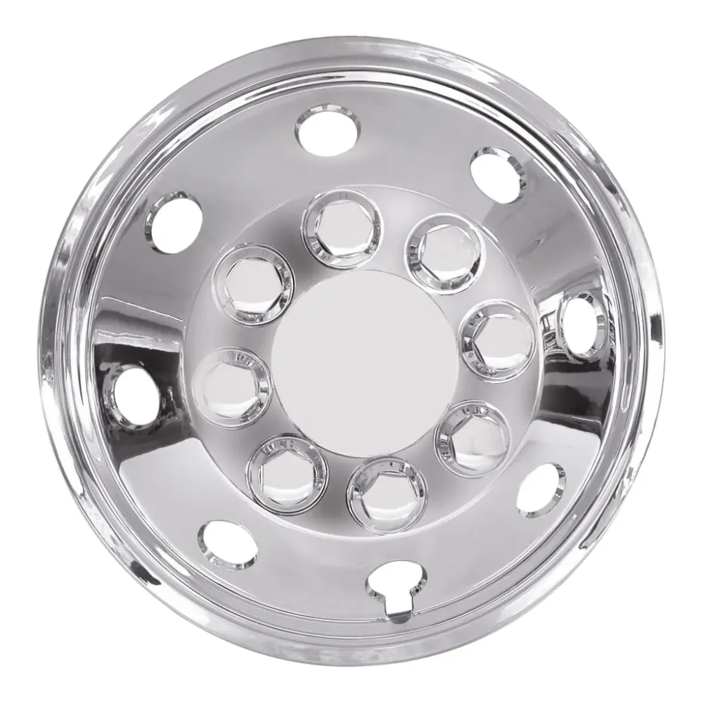 Carpoint Conjunto de tampões de roda esférico 38 cm cromado