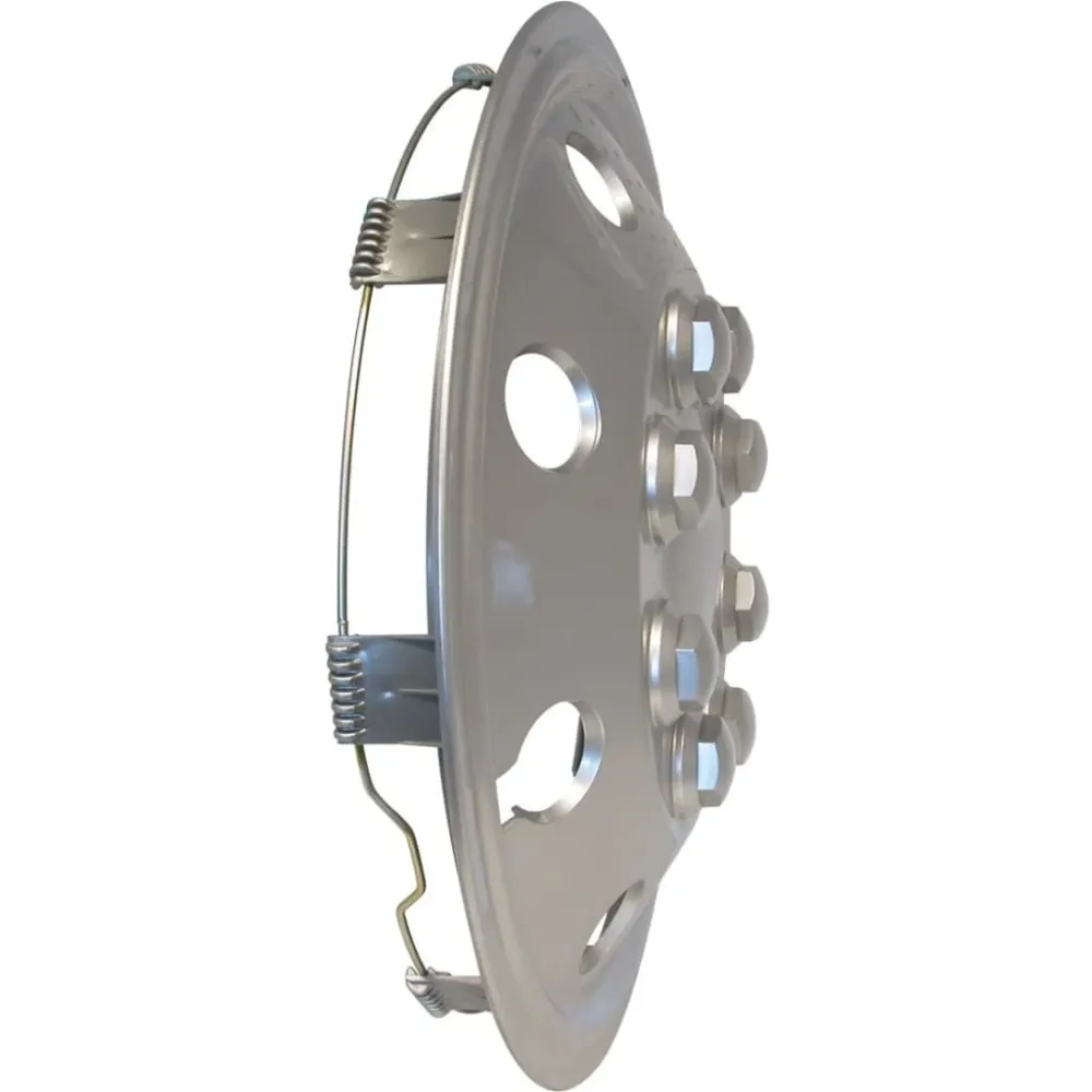 Carpoint Conjunto de tampões de roda esférico 38 cm cromado