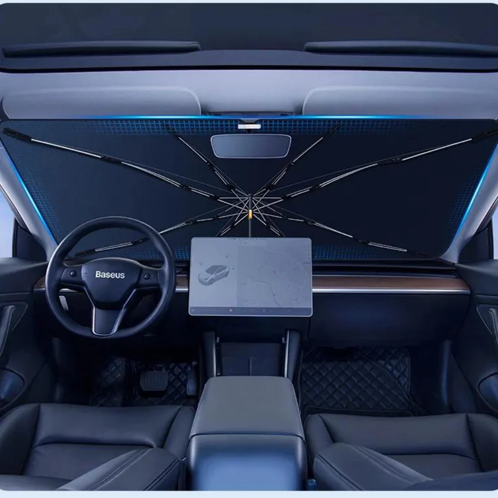 Protetor de Painel Automotivo Dobrável UV40 – Proteção Solar e Térmica para o Seu Carro