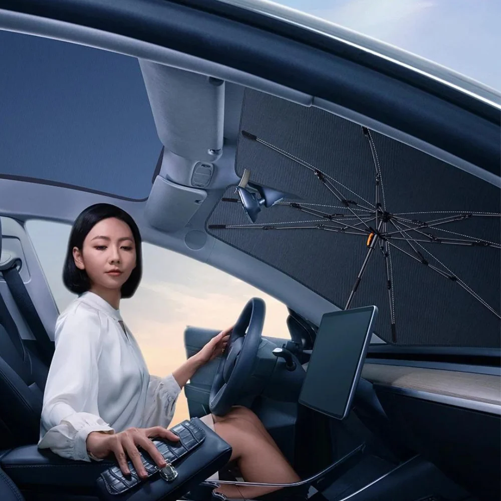 Protetor de Painel Automotivo Dobrável UV40 – Proteção Solar e Térmica para o Seu Carro