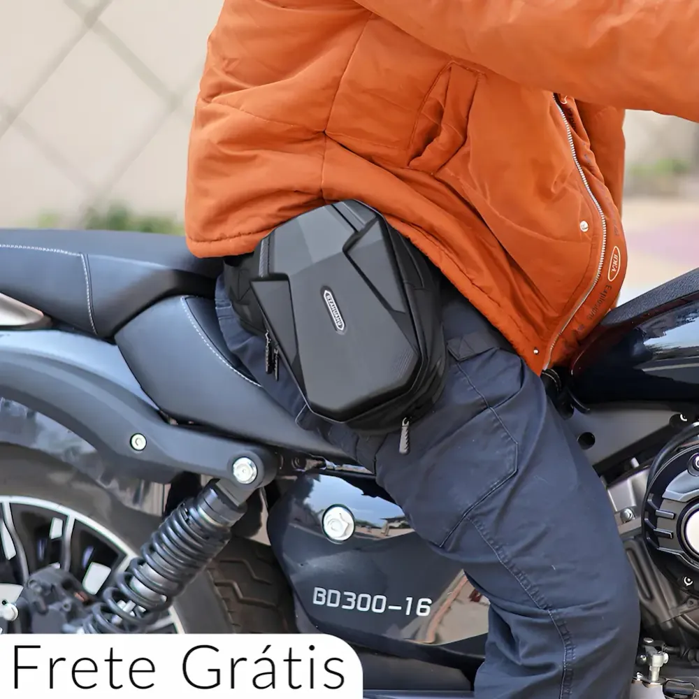 Mochila Impermeável Para Motociclistas Com Bolsa Retrátil