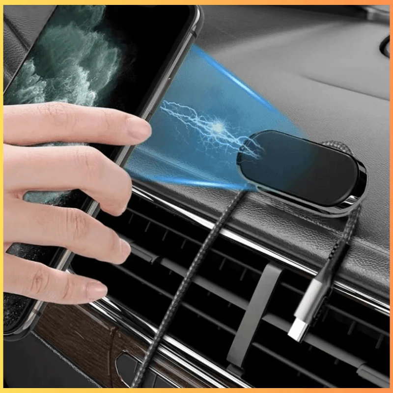 Suporte Magnético para Celular Universal – Compacto, Seguro e Ajustável 360° para Carro