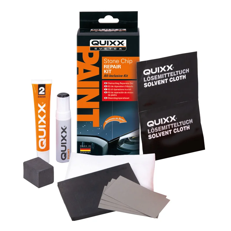 Kit reparação pintura riscos e picadas Quixx - Preto