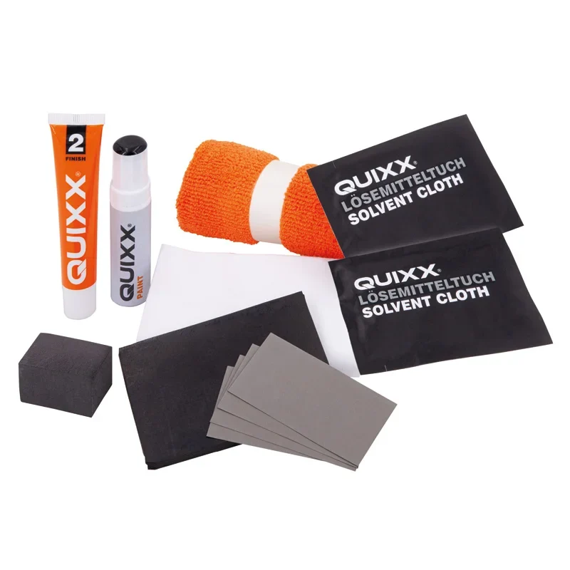 Kit reparação pintura riscos e picadas Quixx - Preto