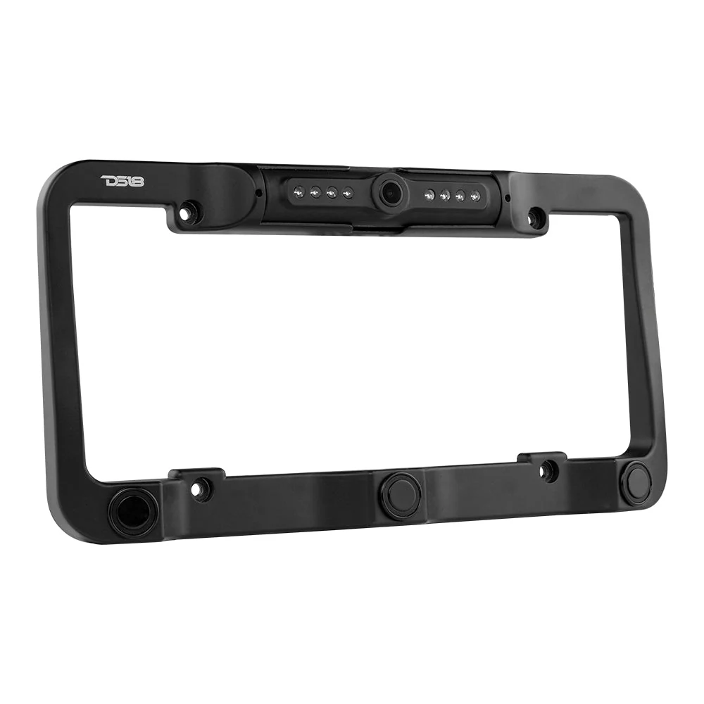 RCS2IN1LP-B Waterproof Reverse Camera and Backup Buzzer License Plate