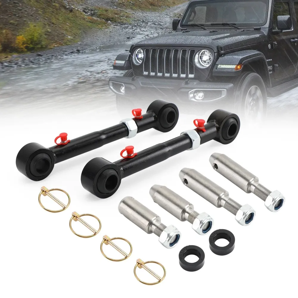 Links de barra de balanço frontal Desconectar para 2007-2021 Jeep Wrangler JK JL 2.5-6 滾 滾