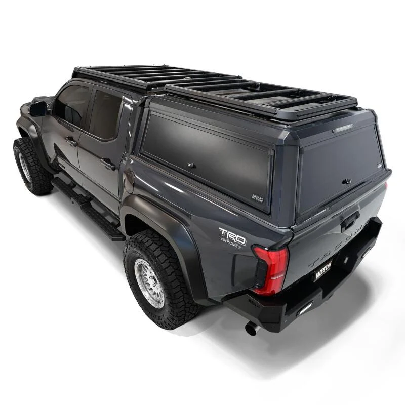 Westin EXP Roof Rack Mid Size EXP Truck Cap (RACK ONLY - NO CAP) 45x55in. - Tex. Blk