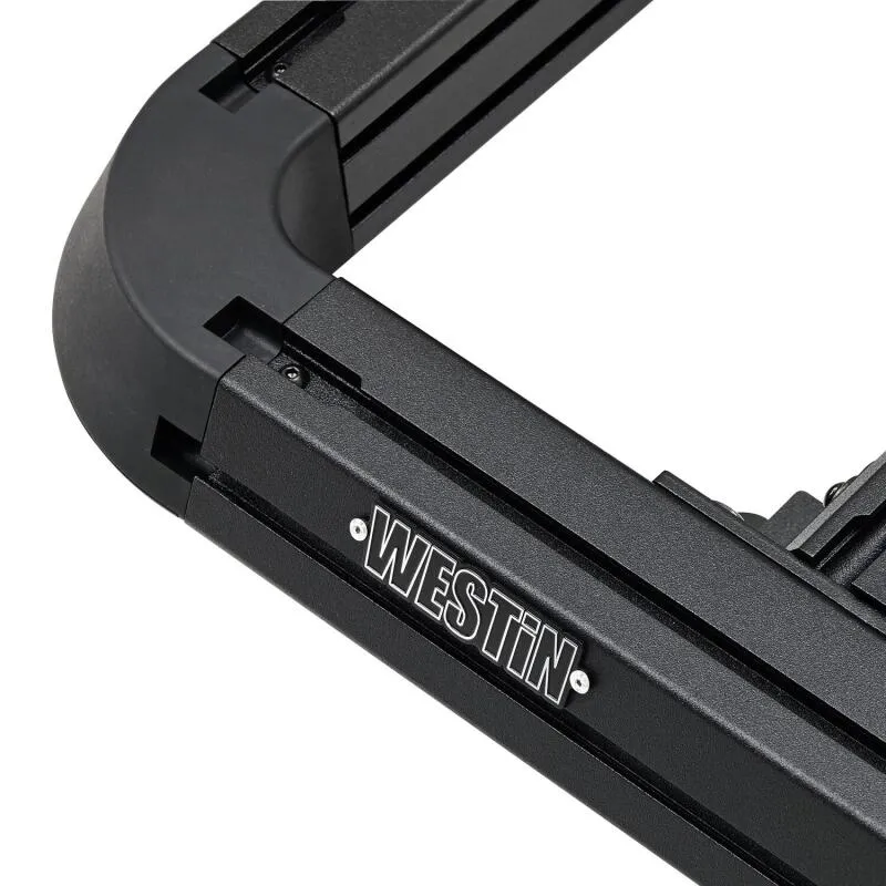 Westin EXP Roof Rack Mid Size EXP Truck Cap (RACK ONLY - NO CAP) 45x55in. - Tex. Blk