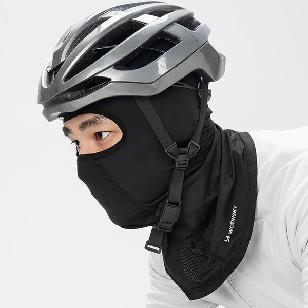 Máscara Facial Wozinsky WKM-01B Para Motociclo e Bicicleta - Preta