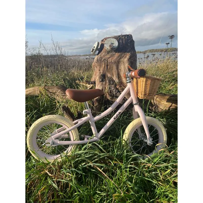 Kid'oh Bicicleta de carga com cesto - Pale Rose
