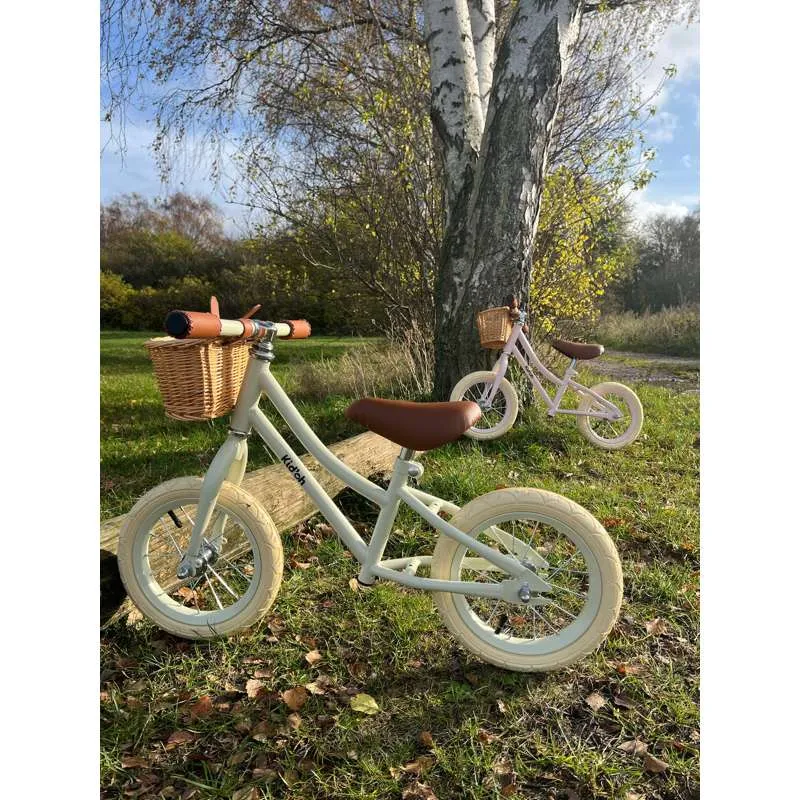 Kid'oh Bicicleta de carga com cesto - Pale Rose