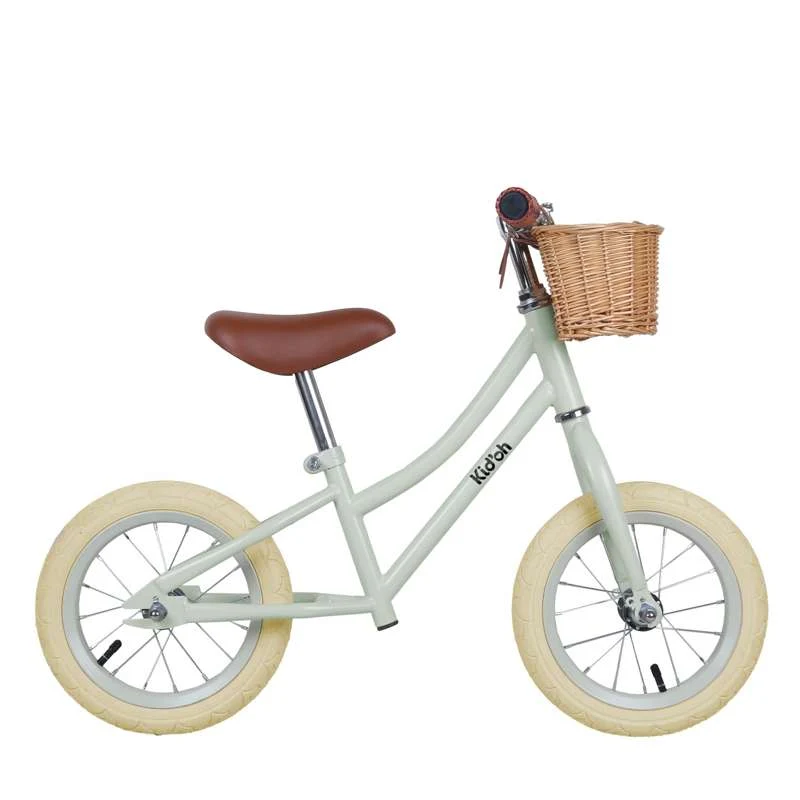 Kid'oh Bicicleta de equilíbrio com cesto - Sage Sand