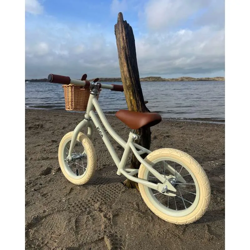 Kid'oh Bicicleta de equilíbrio com cesto - Sage Sand