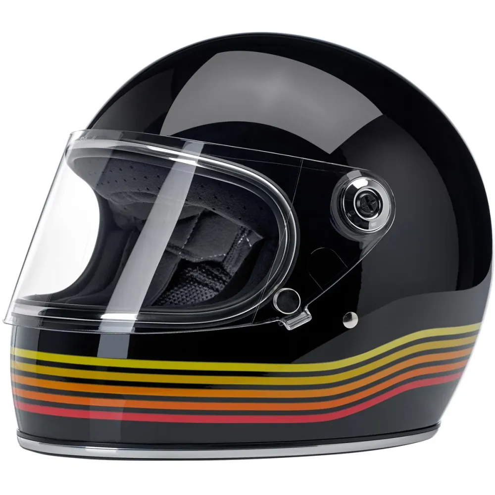 Capacete Biltwell Gringo S Gloss Black Spectrum