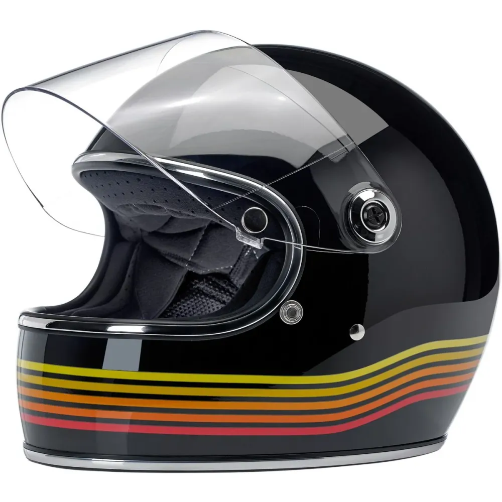 Capacete Biltwell Gringo S Gloss Black Spectrum