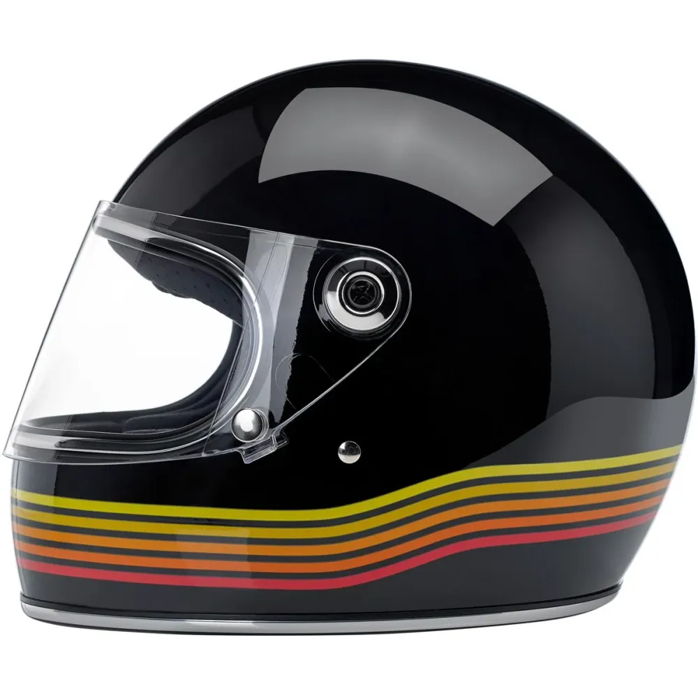 Capacete Biltwell Gringo S Gloss Black Spectrum