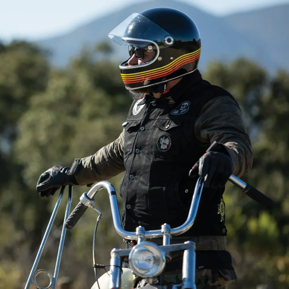 Capacete Biltwell Gringo S Gloss Black Spectrum