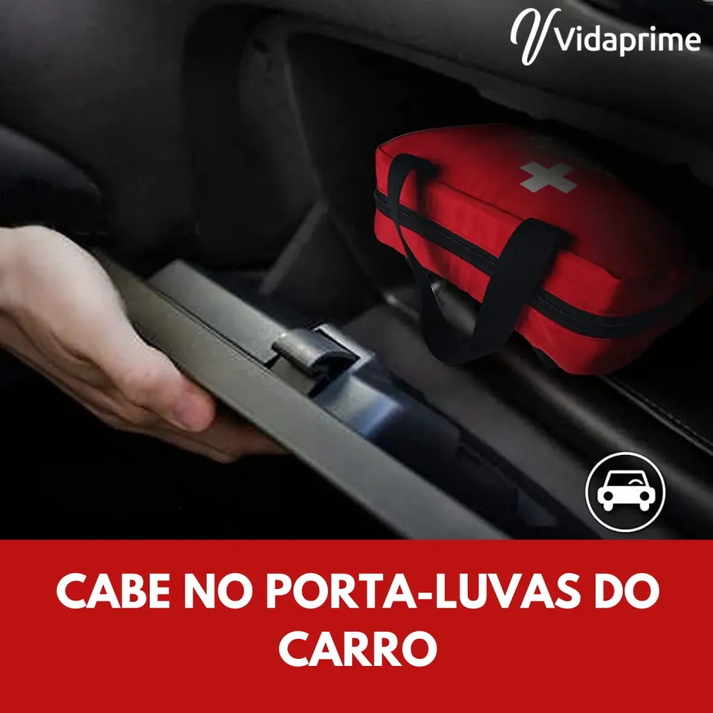 Kit de Primeiros Socorros Profissional Completo - 180 pcs
