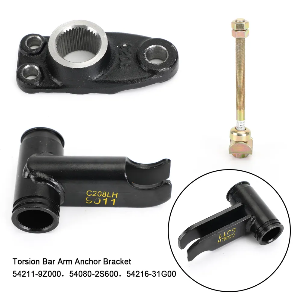 Suporte para âncora do braço da barra de torção do lado esquerdo para Nissan Xterra Frontier V6 1999-2004