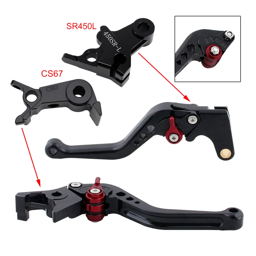 NEW Short Clutch Brake Lever fit VOGE DS900X 900DSX 2024-2026 Black