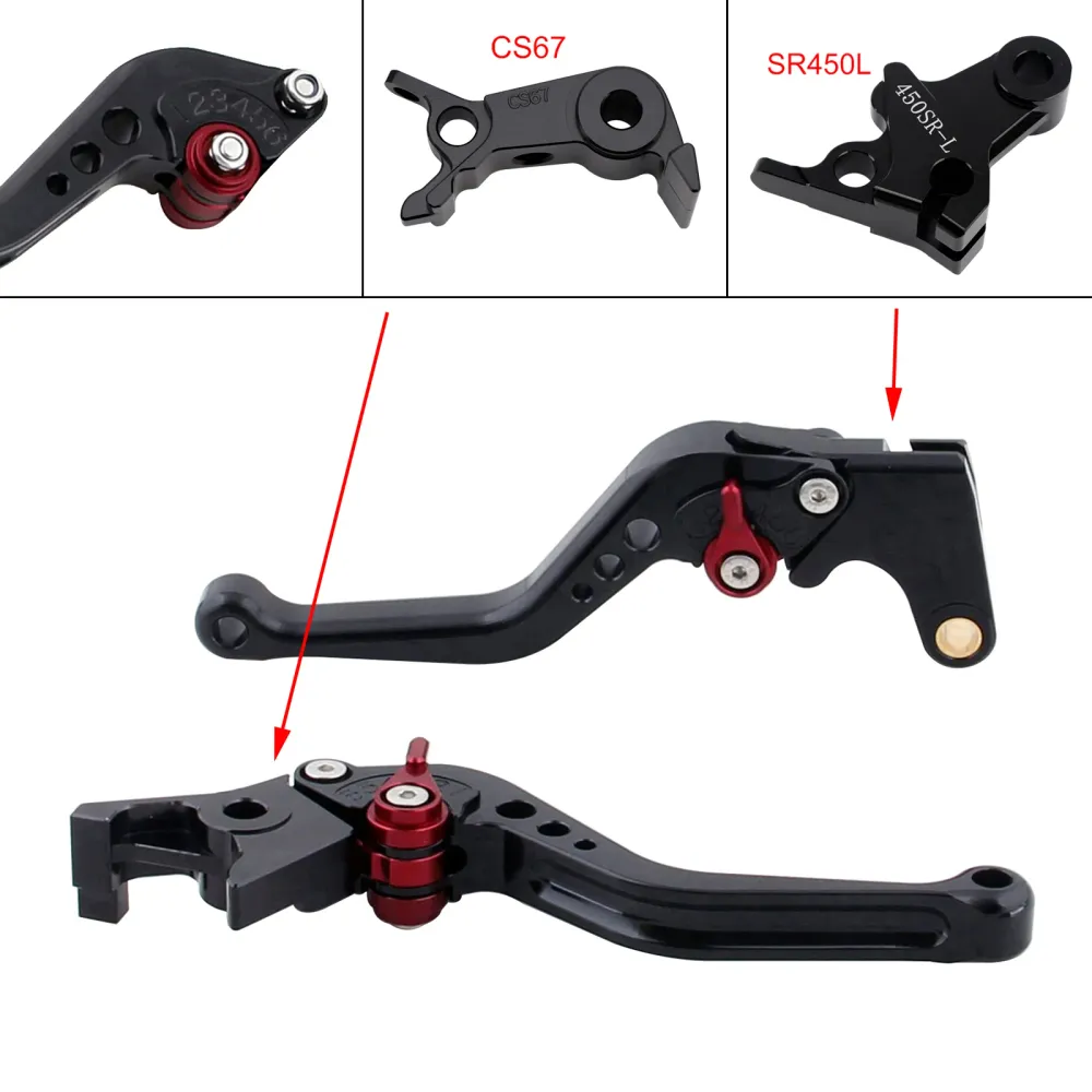 NEW Short Clutch Brake Lever fit VOGE DS900X 900DSX 2024-2026 Black