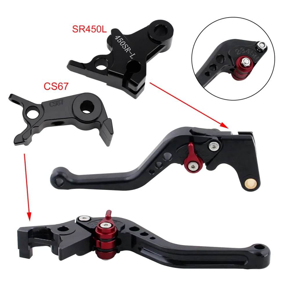 NEW Short Clutch Brake Lever fit VOGE DS900X 900DSX 2024-2026 Black