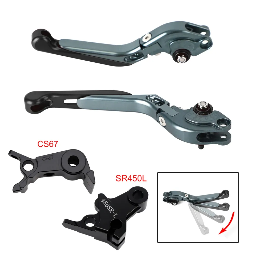 Adjustable Clutch Brake Lever fit VOGE DS900X 900DSX 2024-2026 Black