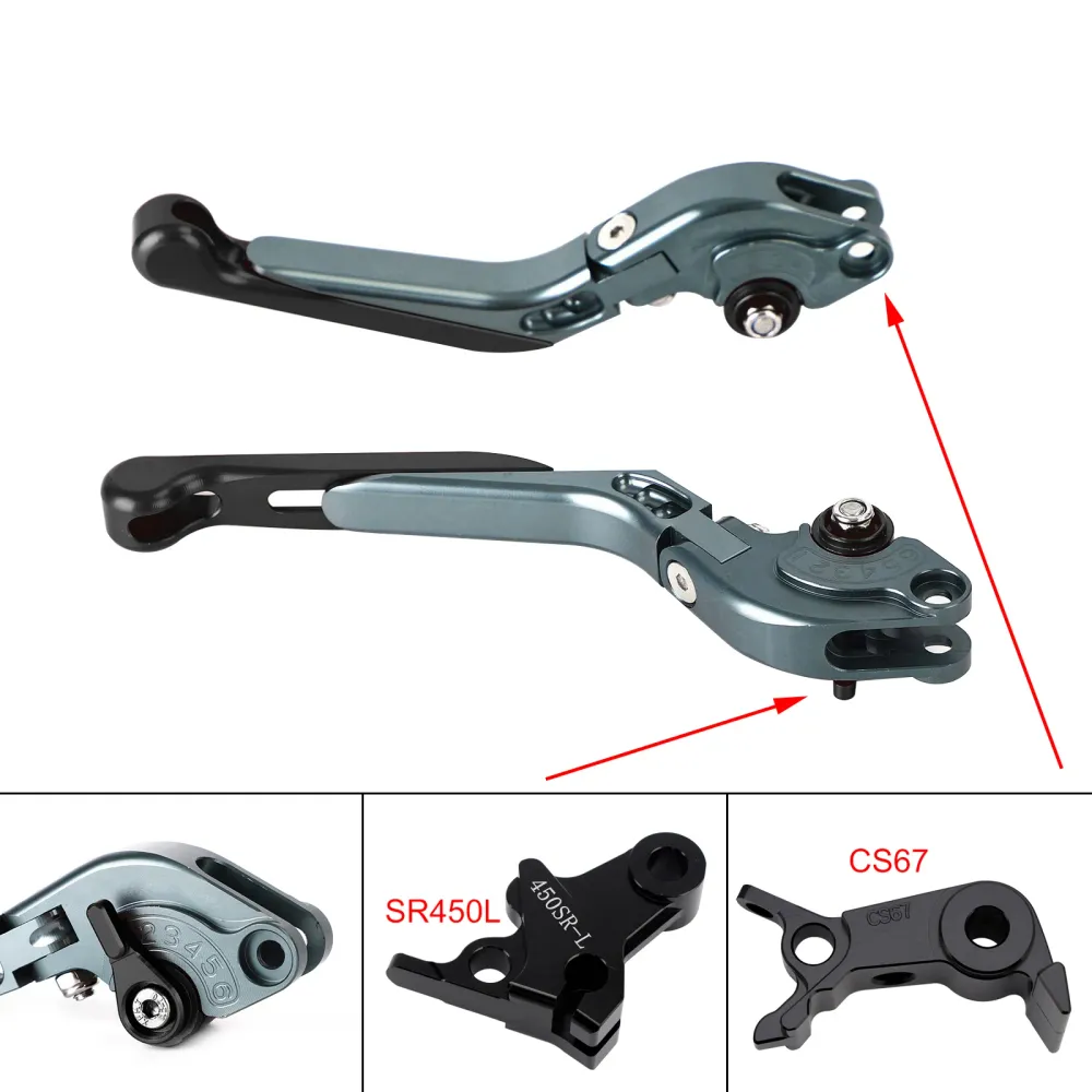 Adjustable Clutch Brake Lever fit VOGE DS900X 900DSX 2024-2026 Black