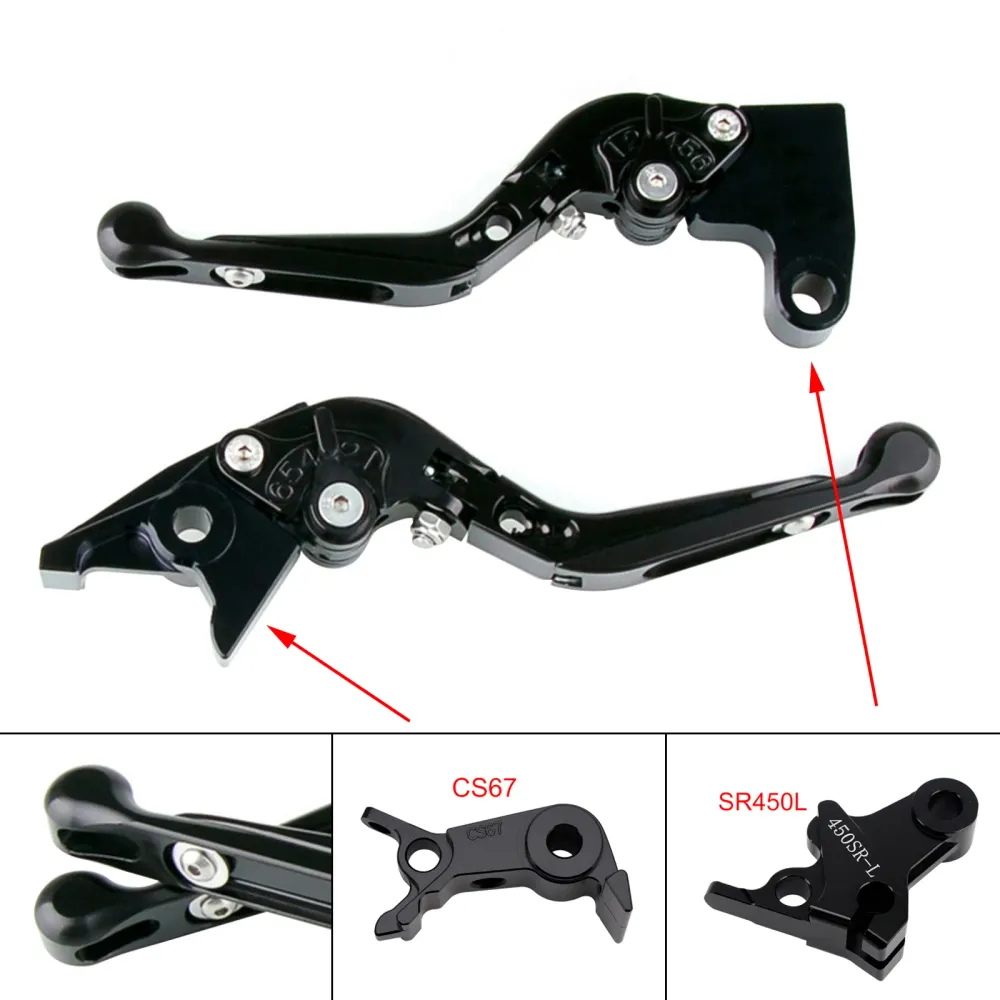Adjustable Clutch Brake Lever fit VOGE DS900X 900DSX 2024-2026 Black