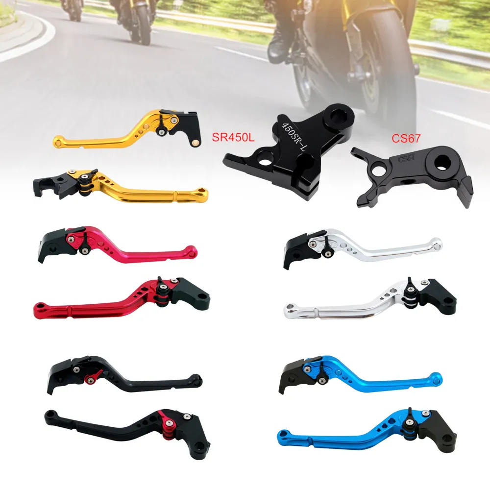 Long Clutch Brake Lever fit VOGE DS900X 900DSX 2024-2026 Black