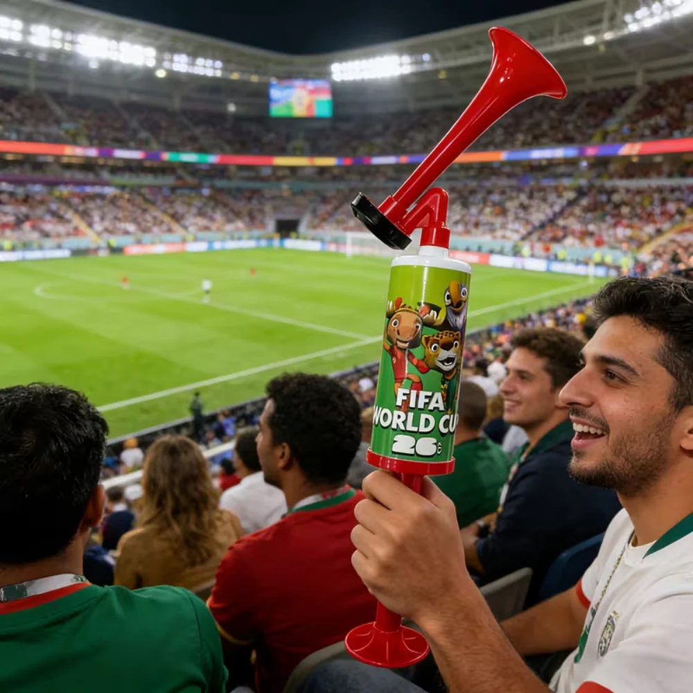 Alarme de Som Portátil para Estádio de Futebol Luchthoorn WK Mão